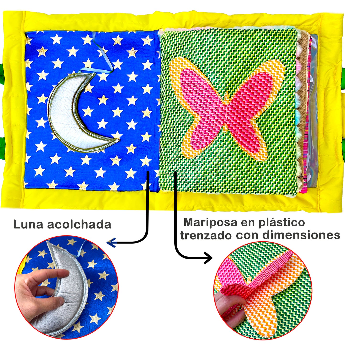 Libro Blando de Texturas con figuras