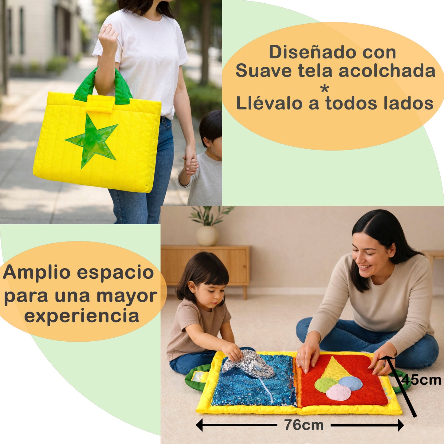 Libro Blando de Texturas con figuras