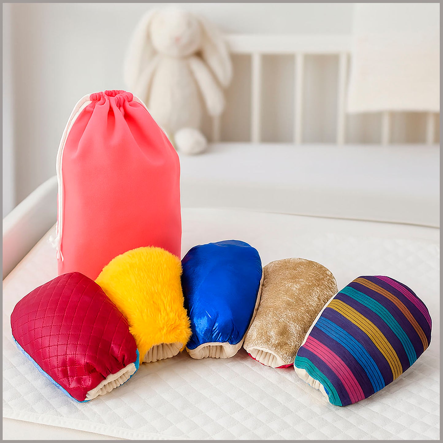Guantes para estimulación temprana/ Bebés